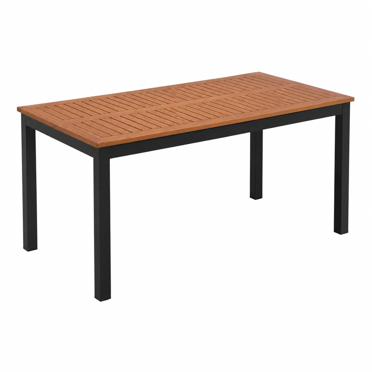 Table, en aluminium, 8 places, pour les espaces de vie