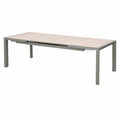 Table, extensible, en aluminium, coloris vert, pour les espaces de vie