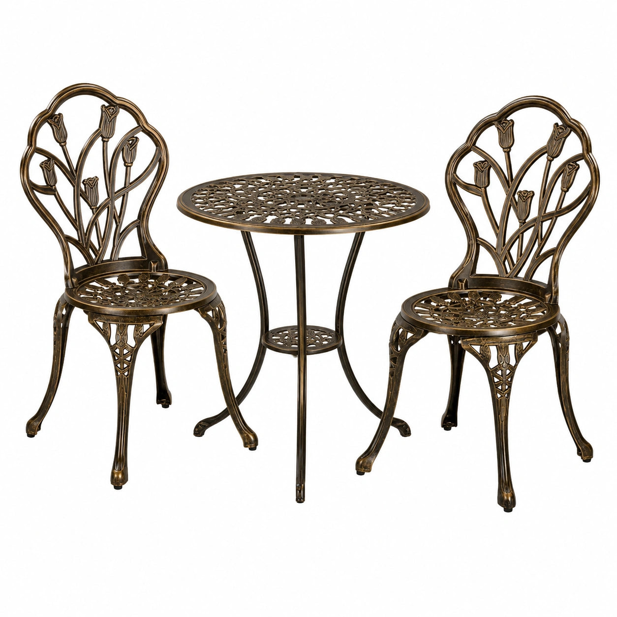 Salon de jardin, en aluminium, pour la terrasse ou le jardin