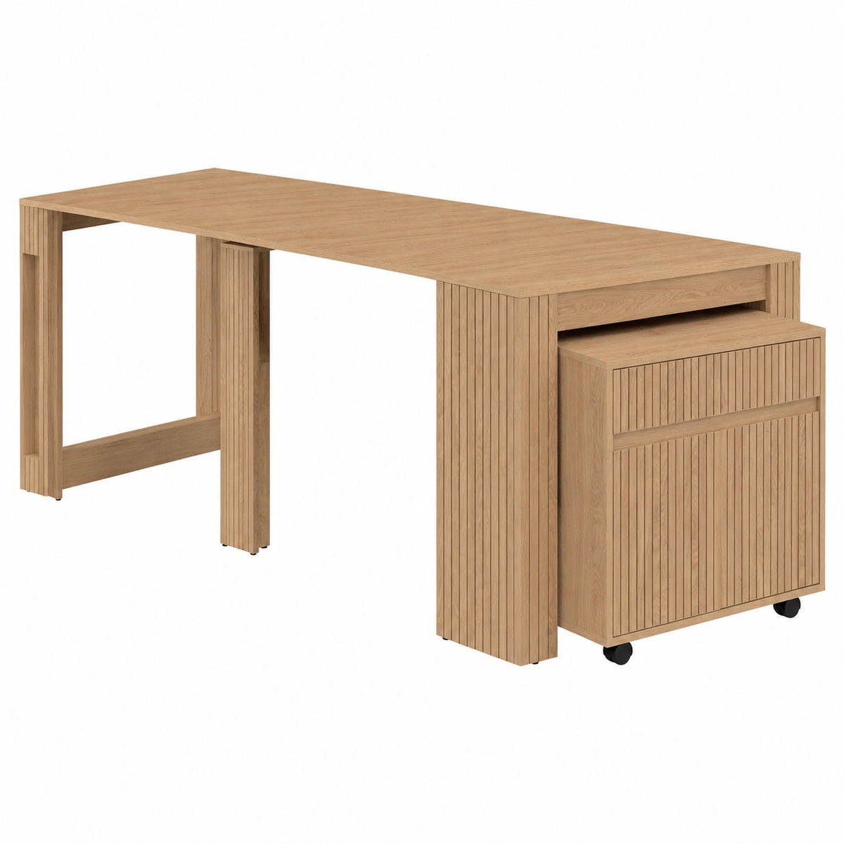 Buffet, extensible, en chêne, pour la salle à manger ou le salon
